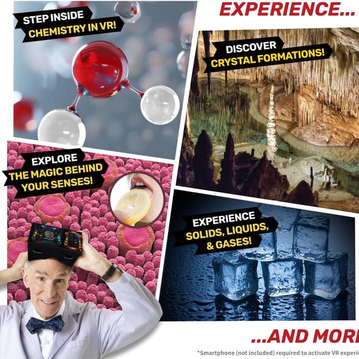 Laboratorio de Química de Bill Nye - Set de Aprendizaje STEM en Realidad Virtual para venta al por mayor de Curiosity Distribution