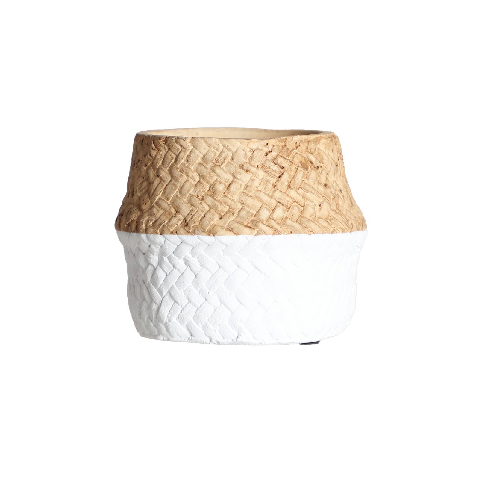 B&B – wholesale Kruka – Planteringskärl i cement, naturfärg, 10x9x8 cm0