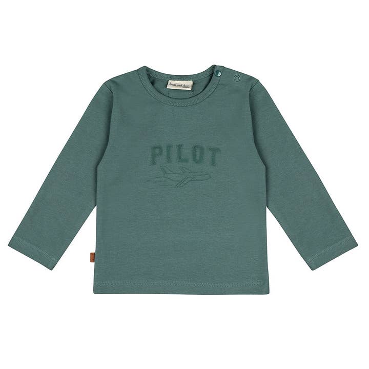 Pilot Club Baby Shirt Let's Fly | Sea Pine for wholesale by Frogs & Dogs