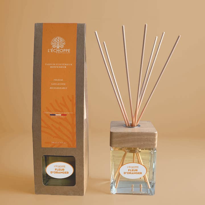 L'Échoppe Buissonnière - Wholesale Reed Diffuser - Orange blossom - Reed diffuser 200ml