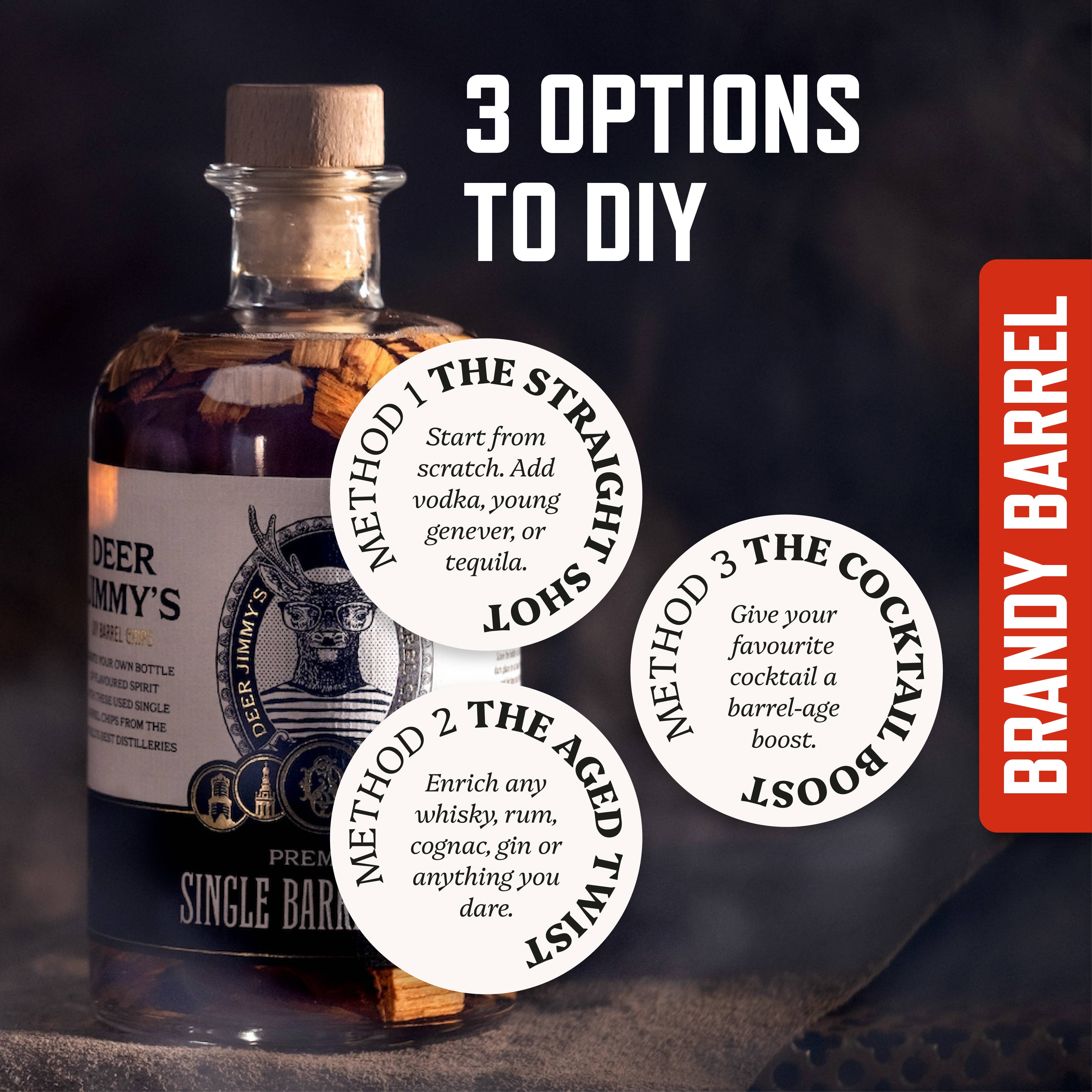 Deer Jimmy's® - Wholesale DIY Drink Kit - Deer Jimmy's® DIY Brandy Gift Set – Brandy Barrels6