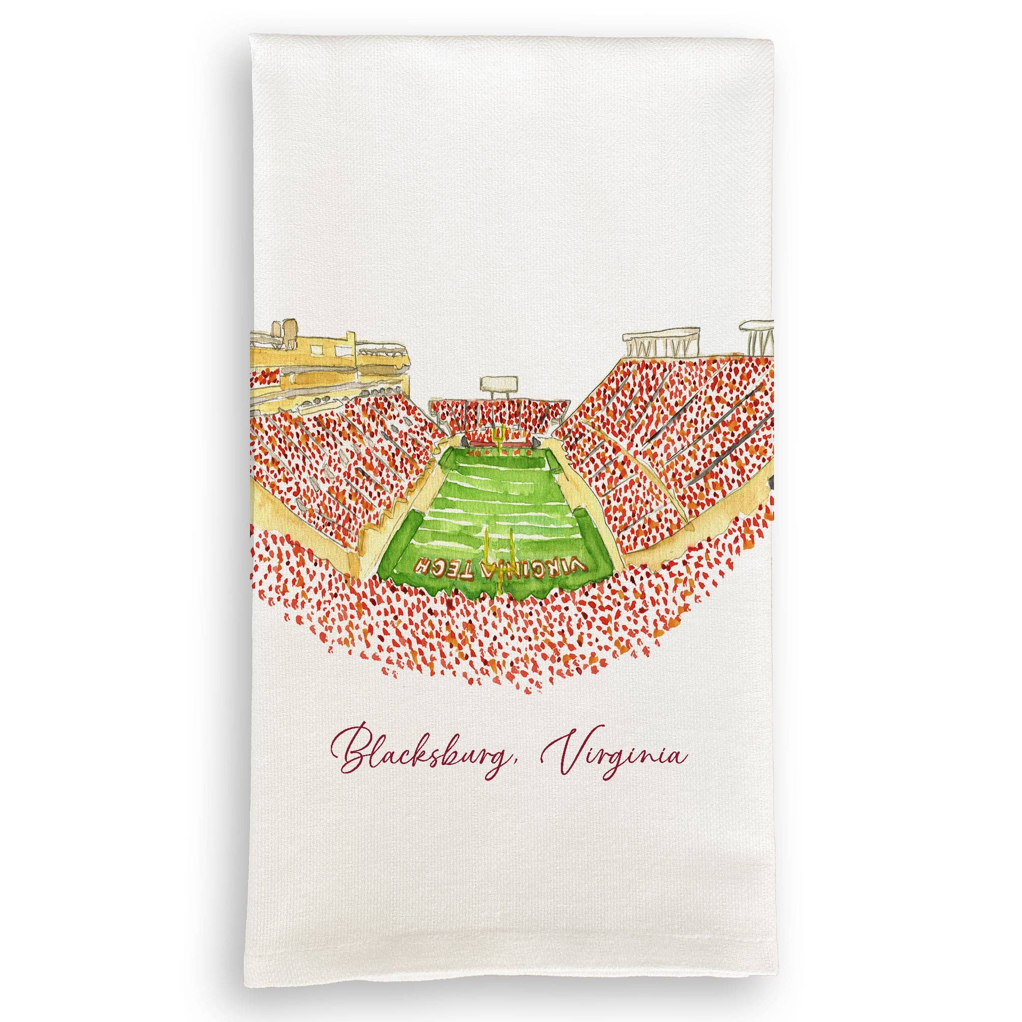 French Graffiti - Vente Torchons - Stade de Blacksburg, Virginie0