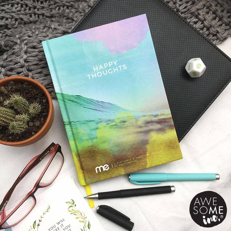 Awesome Inc - NZ - Wholesale Journal/Diary - Adult - Resilient Me Gratitude Journal – Happy Thoughts1