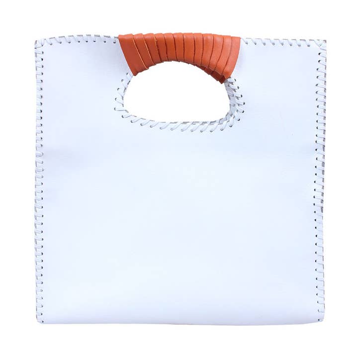 The Nkiru Shopper Tote - Hvid for engroshandel hos Shekudo