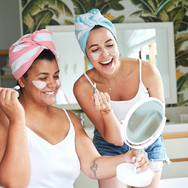 Dock & Bay UK – wholesale Hair towel/wrap – Dock & Bay Hair Wraps - Malibu Pink (New Box) - GRS Certified12