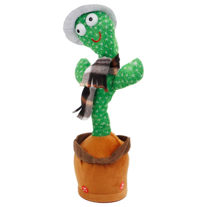 Cap Zone - Wholesale Stuffed/Plush Toy - Kids & Baby - Fiesta Sombrero Cactus Sound Mimicking Dancing Toy