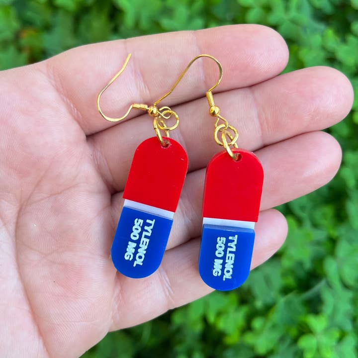 The Spooky Haus - Wholesale Dangle Earrings - Tylenol Earrings3