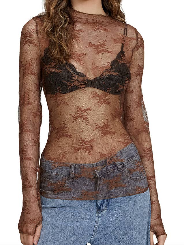 safistyle - Wholesale Blouse - Women's - Lace Mesh Base Top7