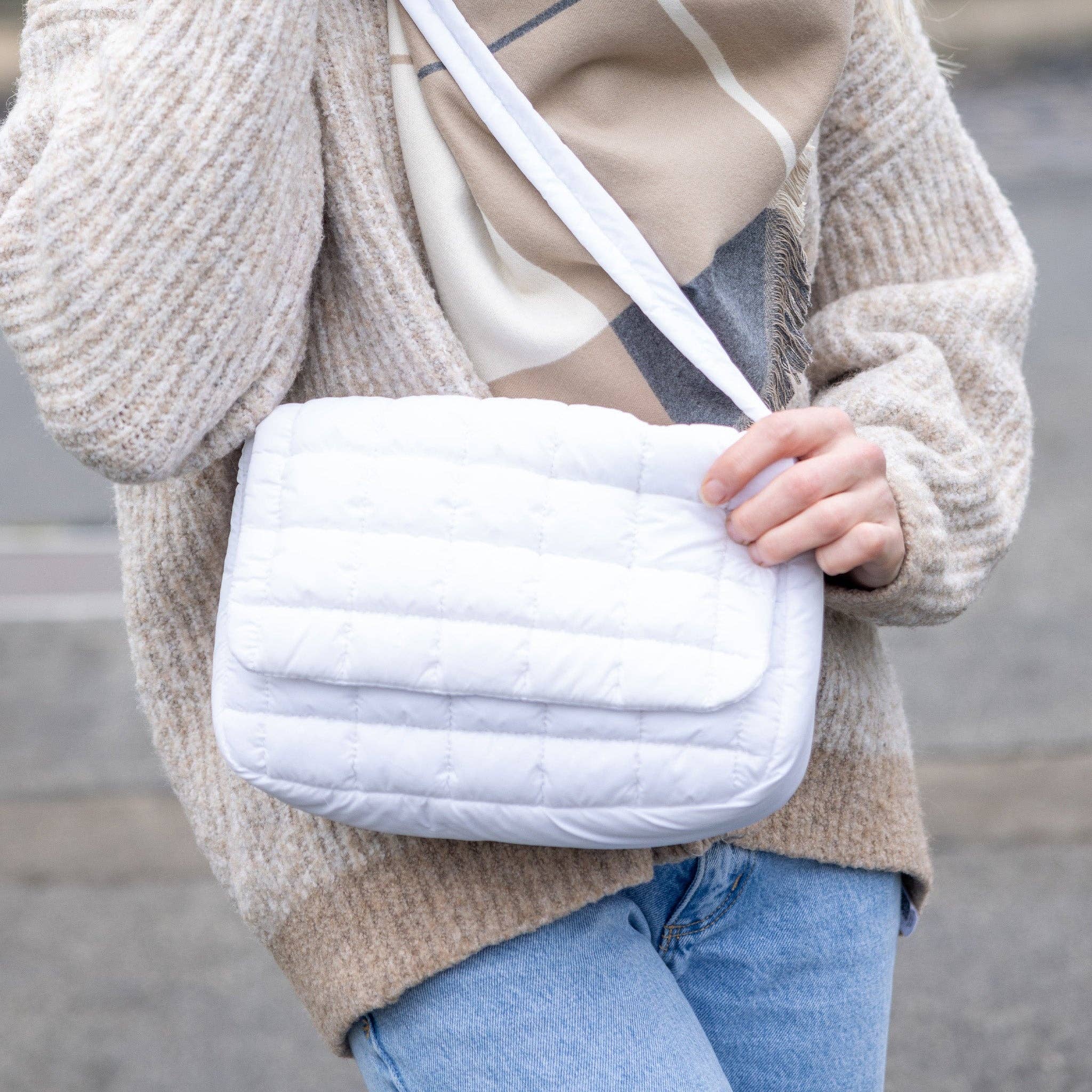 YOUZEY - Wholesale Crossbody Bag - Women's - The Halo Crossbody Bag - White2