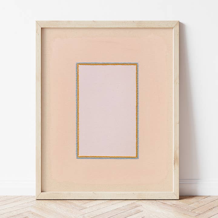 Emily Keating Snyder - Wholesale Art Print - Pastel Pink & Lavender Feminine Abstract Art Print1