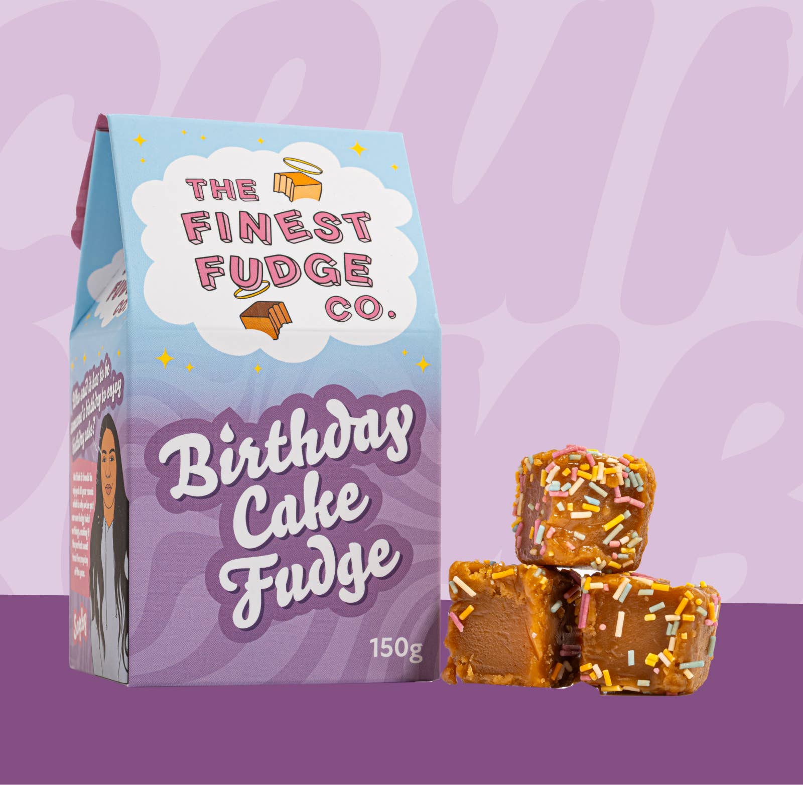 The Finest Fudge Co – wholesale Fudge – Birthday Cake Fudge box