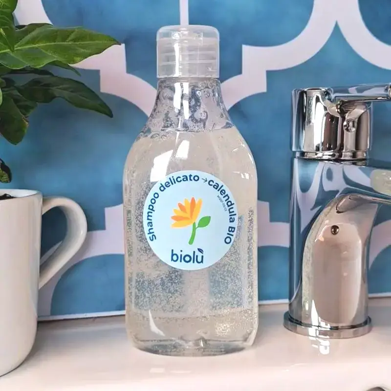 NIVEL SRL SOCIETÀ BENEFIT - Wholesale Hair Shampoo - Biolù Cosmetics - Organic Soluble Calendula Shampoo 25g3