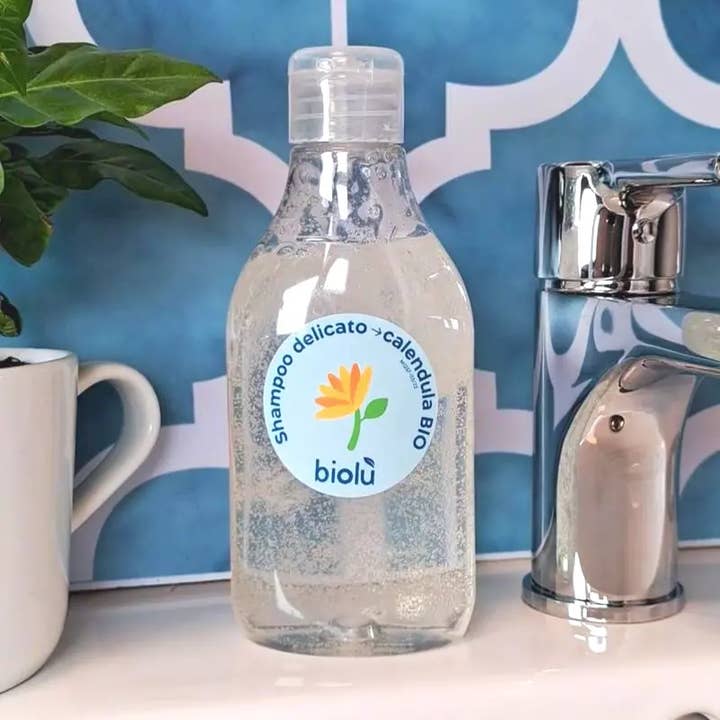 NIVEL SRL SOCIETÀ BENEFIT - Wholesale Hair Shampoo - Biolù Cosmetics - Organic Soluble Calendula Shampoo 25g3