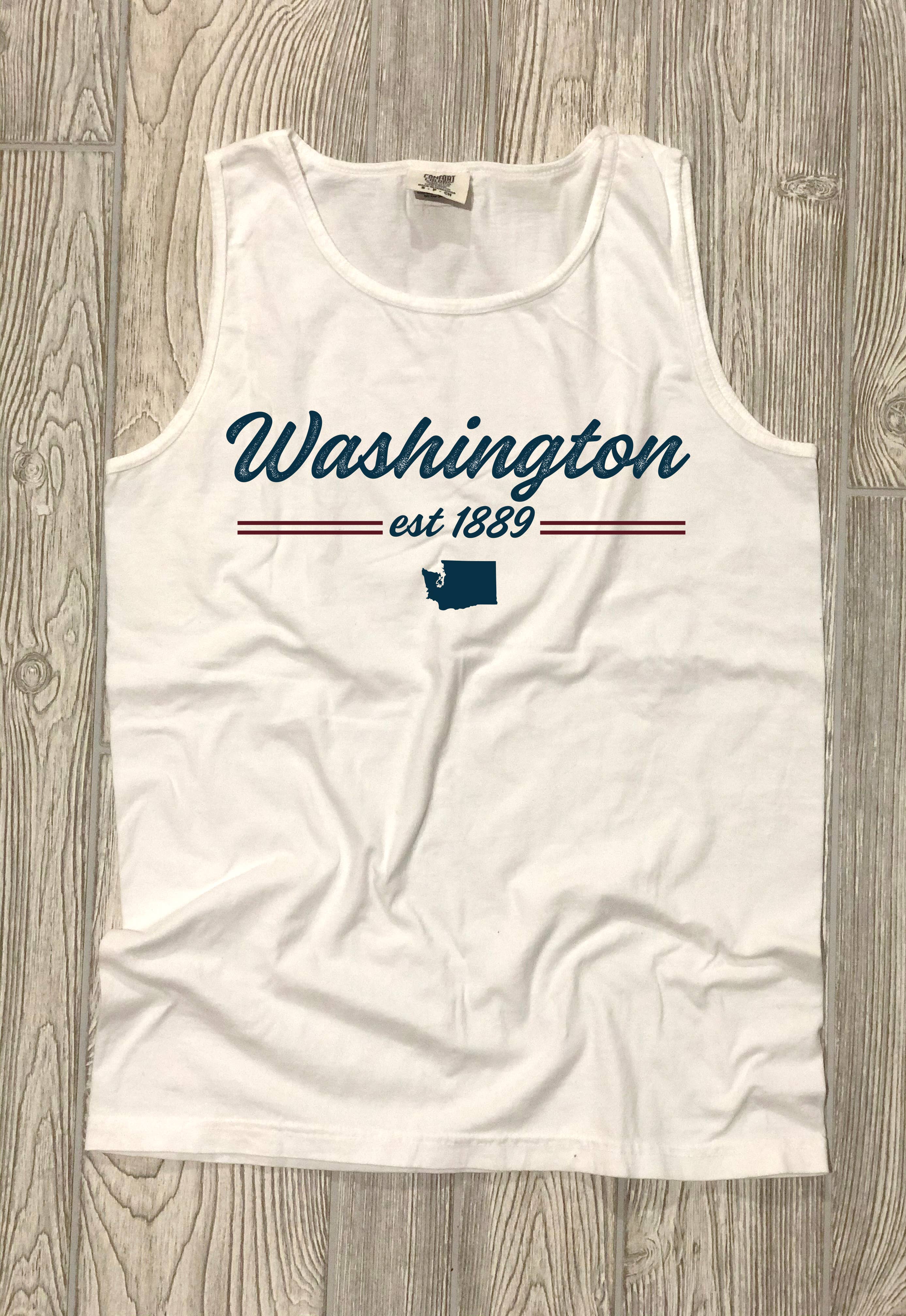 The Stately Shirt Co. - Wholesale Tank Top - Women's - West Virginia Script Tank0