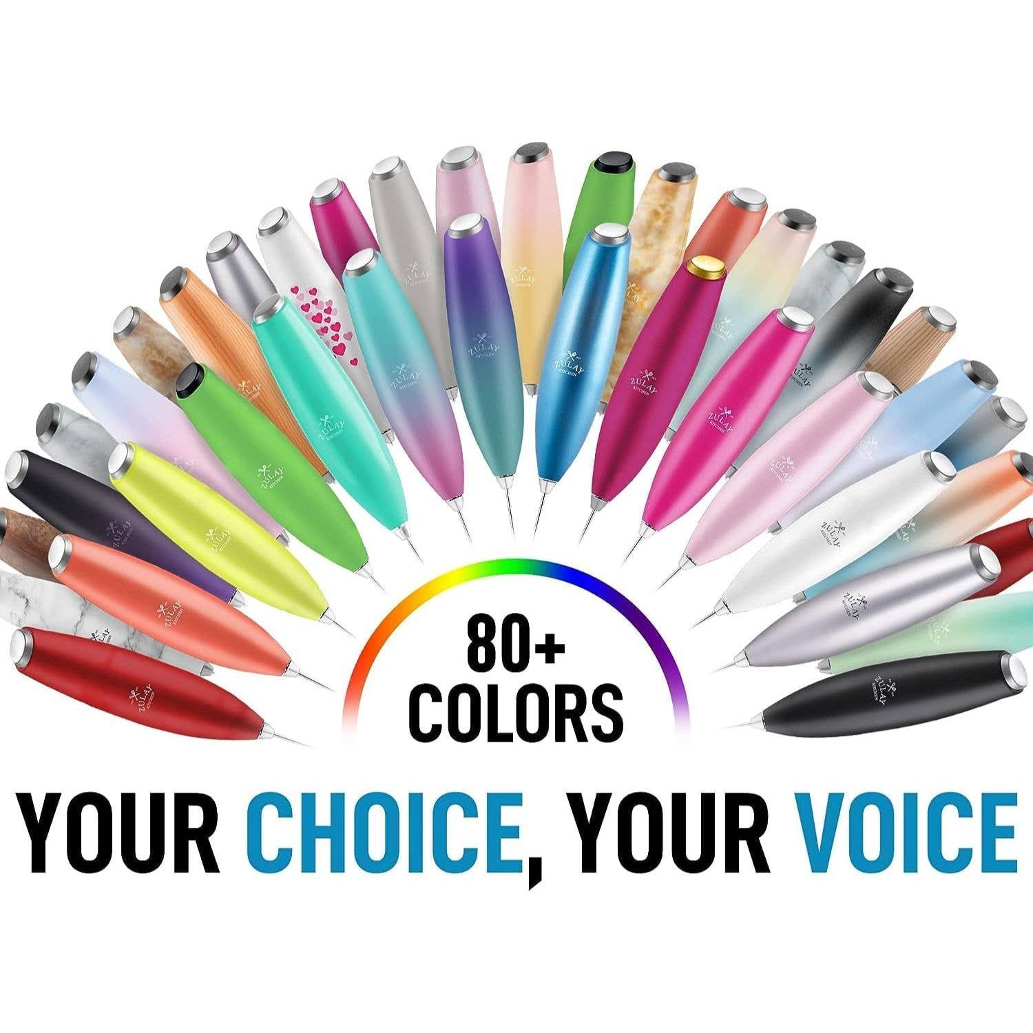 Zulay Kitchen - Wholesale Kitchen Tool/Gadget - Powerful Handheld Milk Frother - No Stand7