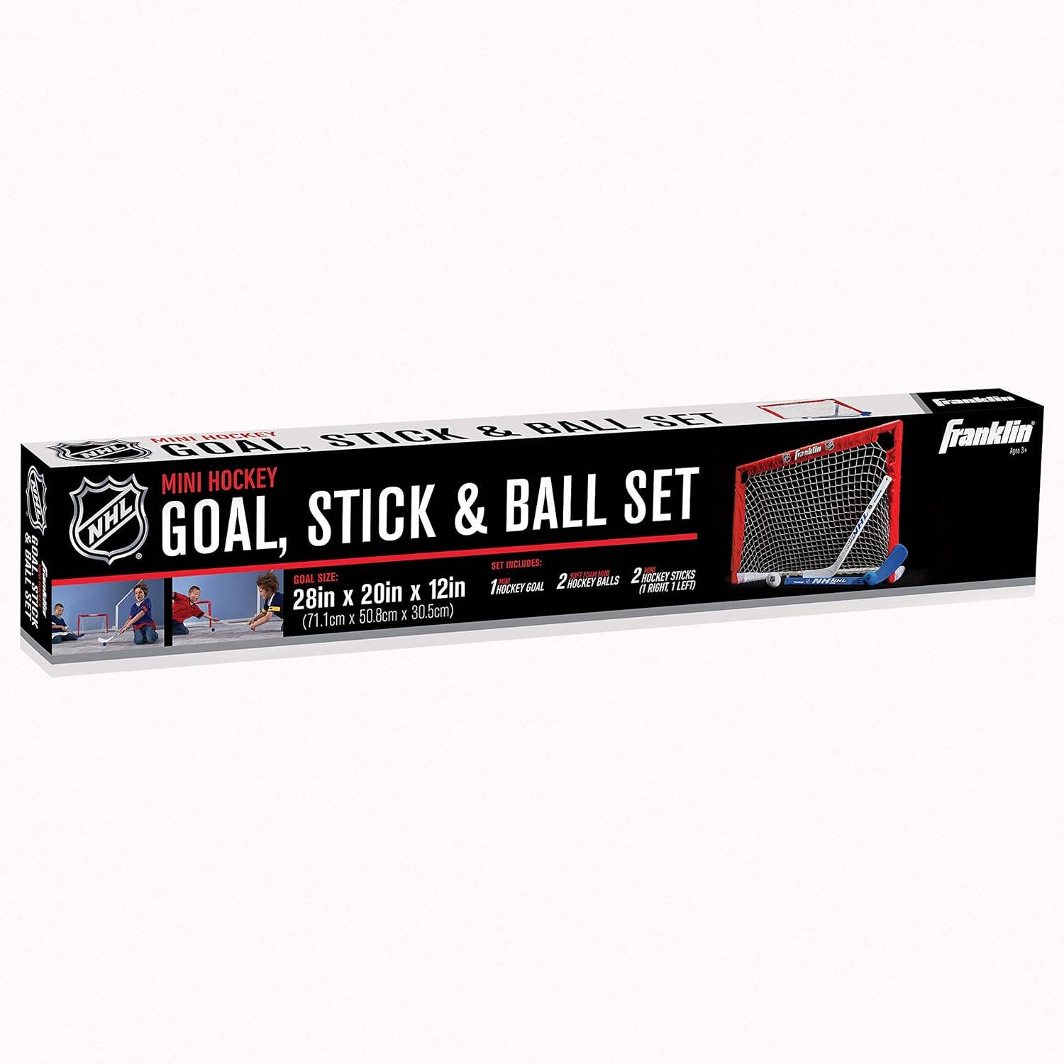 Infinite Basics – wholesale Sporttillbehör – Franklin Sports NHL:s Mini Hockey Set - Inkluderar 1 Knähockeymål - 2 Minihockeyklubbor + 2 Skumbollar - Inomhus Minihockeymål + Klubbor Set6
