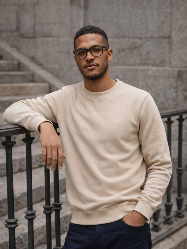 Felpa Girocollo Minilogo per la vendita all'ingrosso da parte di Yellow Skin