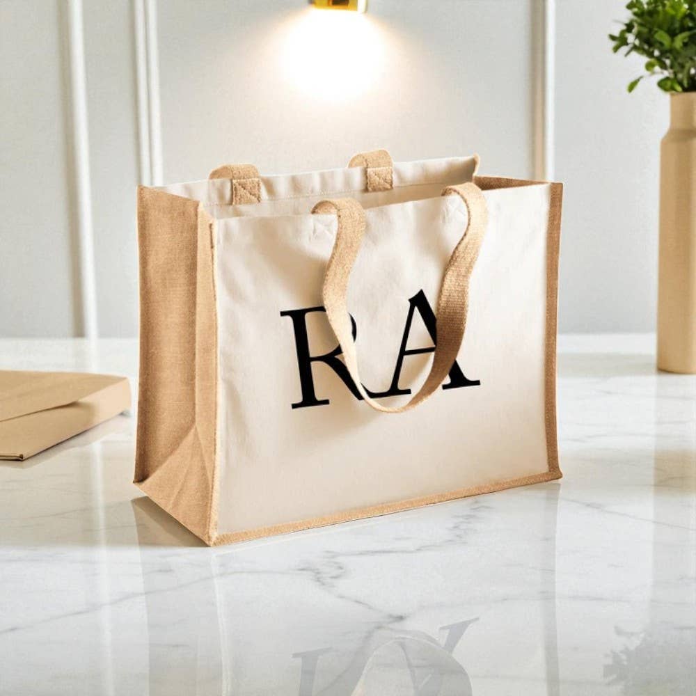 Avnit – wholesale Tote bag – Unisex – Free Customization EcoFusion Jute Cotton tote1