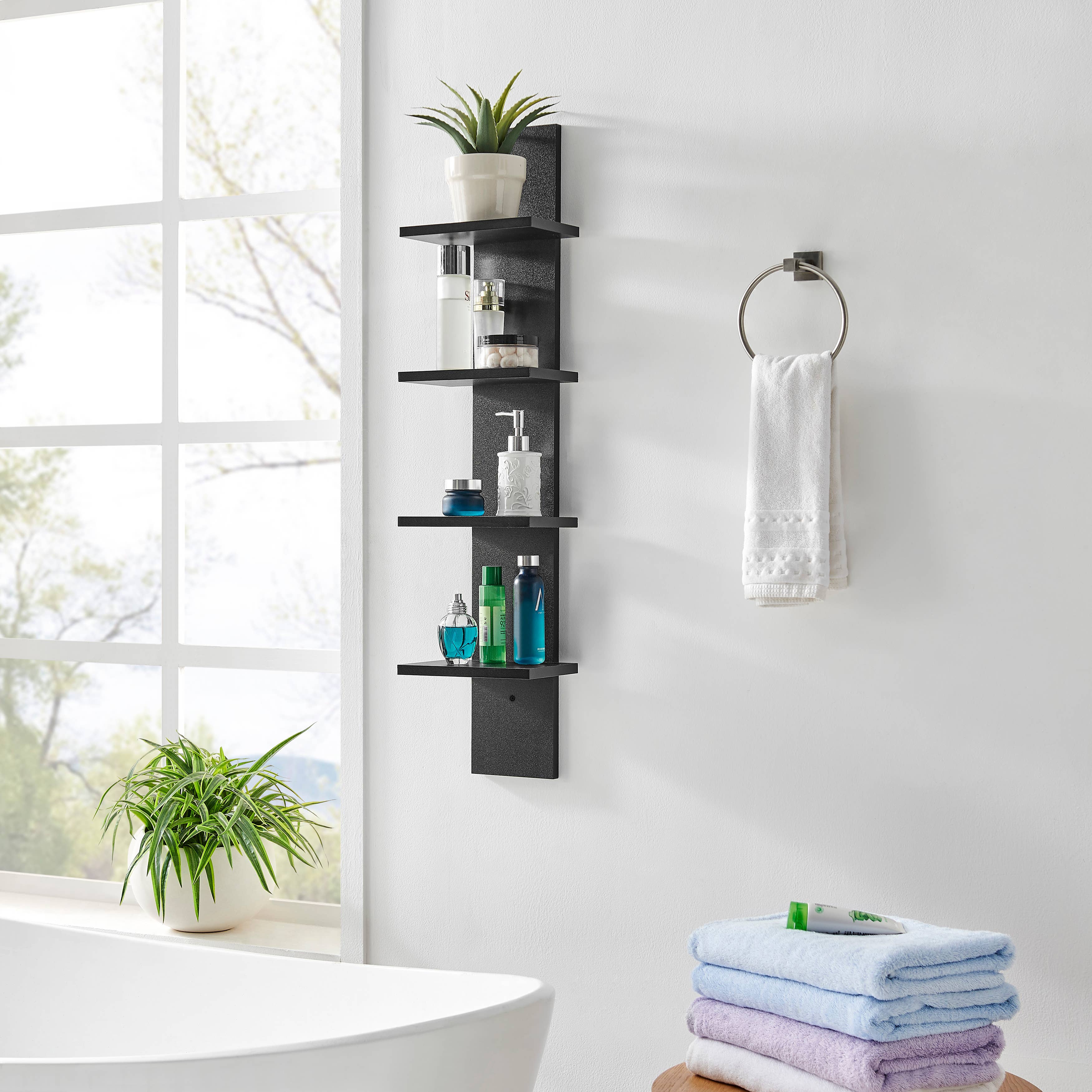 Danya B - Wholesale Wall Mounted Shelf - Arica Utility Column 4-Tier Spine Wall Shelves19