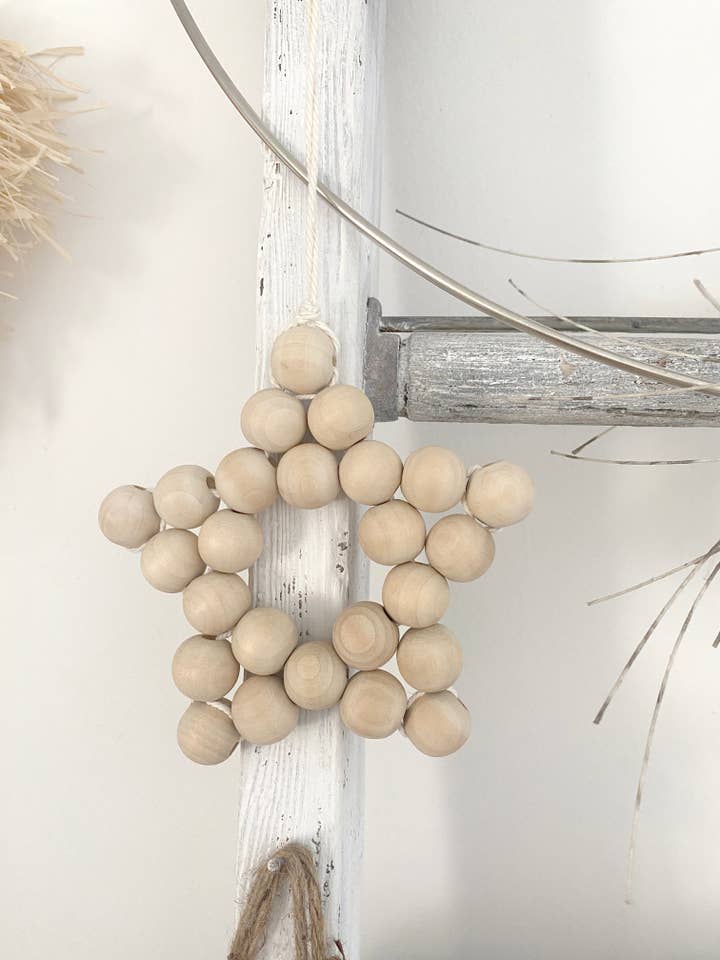 Boho Wood Star for wholesale by Simply Styled Art