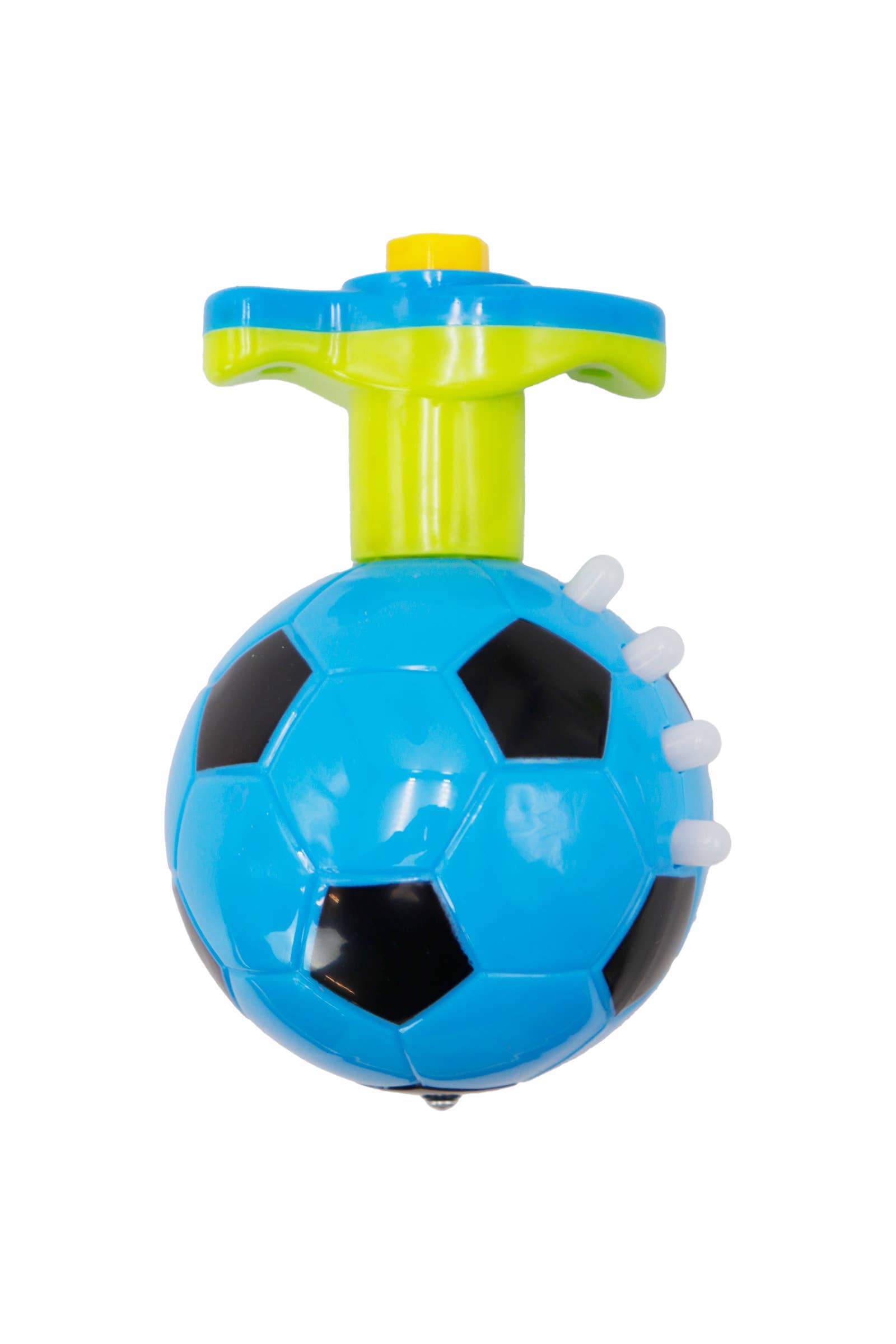ASSORTED Soccer Football Led Music Playing Spinning Top for wholesale on Faire4