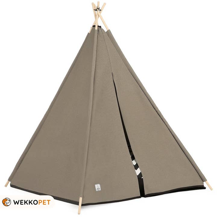 Pet Teepee House Tent for Cats Grey (20 inches) Wekkopet for wholesale by WEKKOPET
