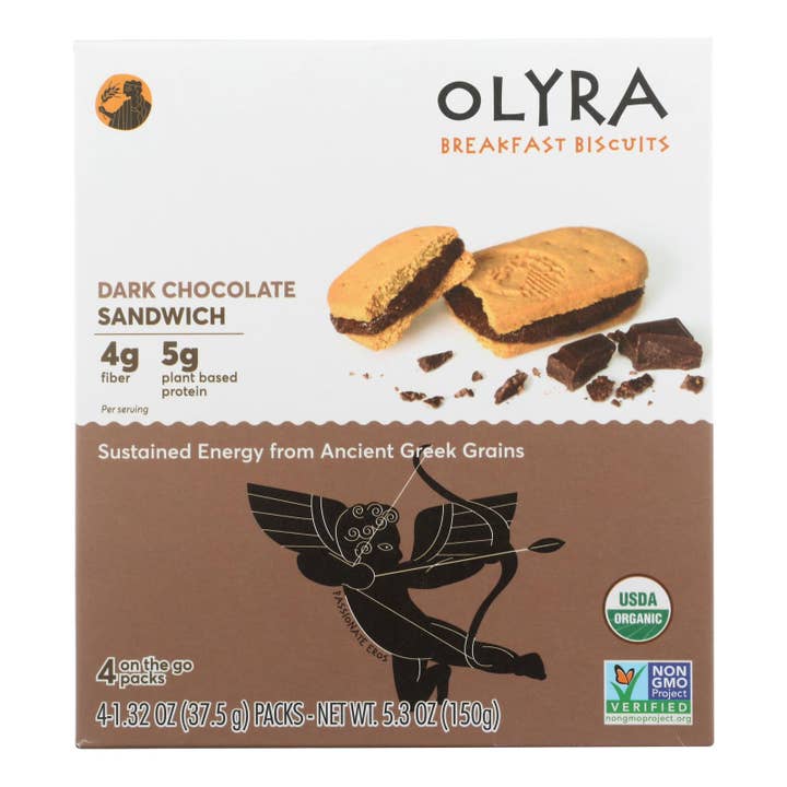 Everyday Supply Co - Wholesale Cookie - Olyra Dark Chocolate Breakfast Biscuit - 6 Pack, 5.3 Oz