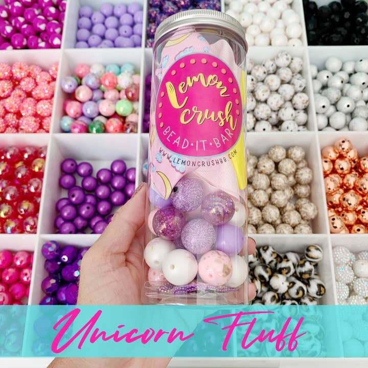 Unicorn Fluff Bead Party Mix for wholesale by Lemon Crush Bead It Bar