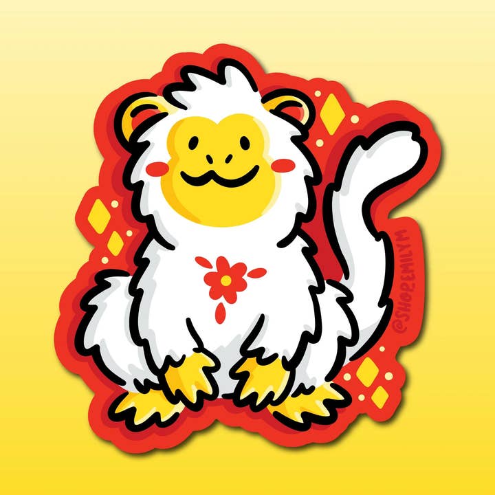 Autocolante de Vinil do Zodíaco Macaco por atacado de Shop Emily M