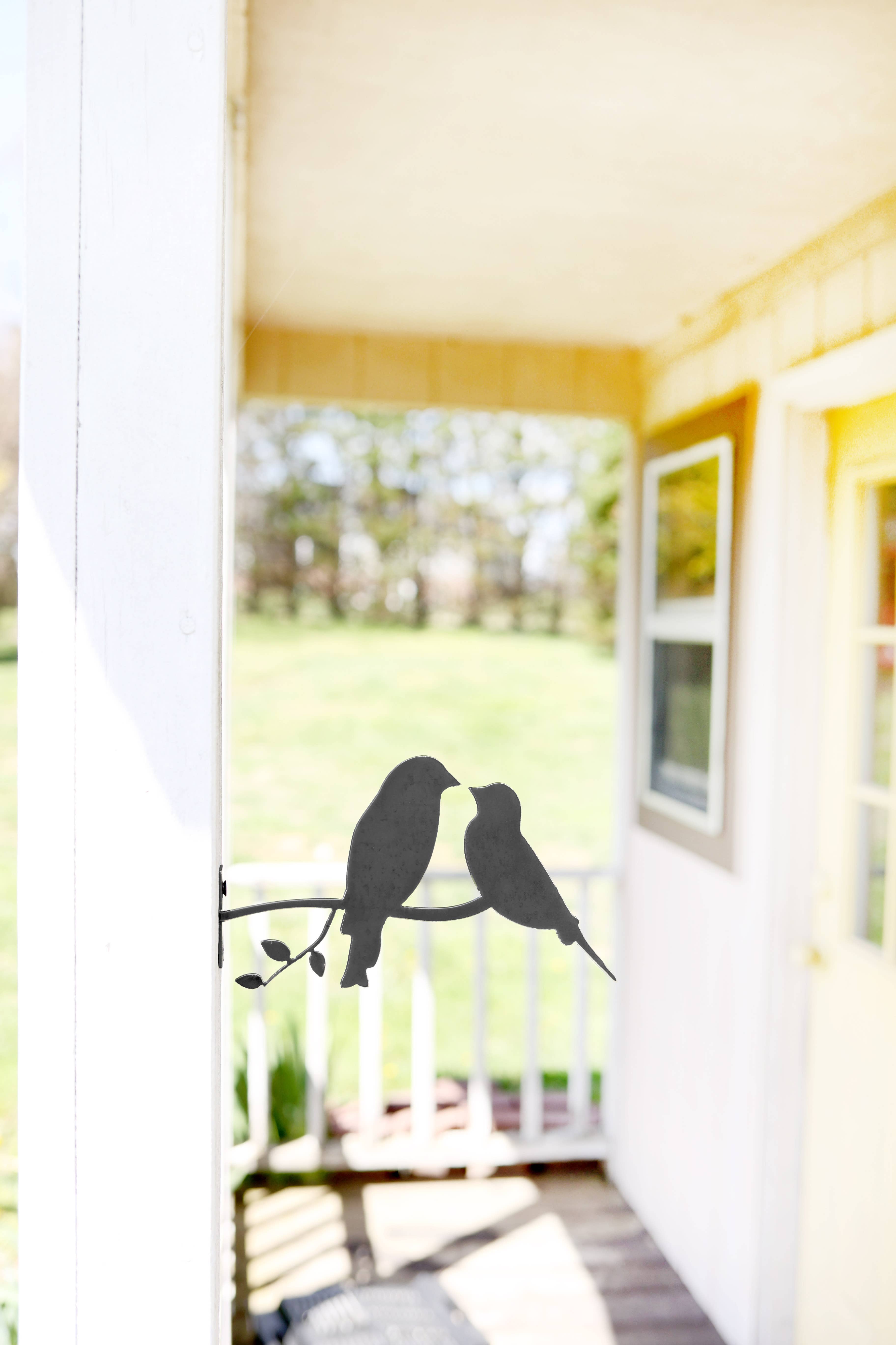 Highland Ridge  |  Handmade Home Decor - Wholesale Outdoor Ornament/Decor - Metal Bird Statue - Love Birds Statue1