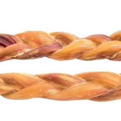 Willy's Wags Natural Pet Treats - Wholesale Pet Treats - Dog - Triple Braided Bully Sticks 12 Inch Thick