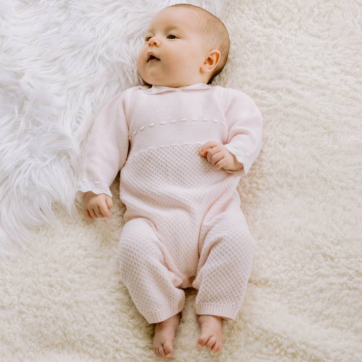 Hallie Pink Strickjacke mit Mütze für den Großhandel von Emile Et Rose