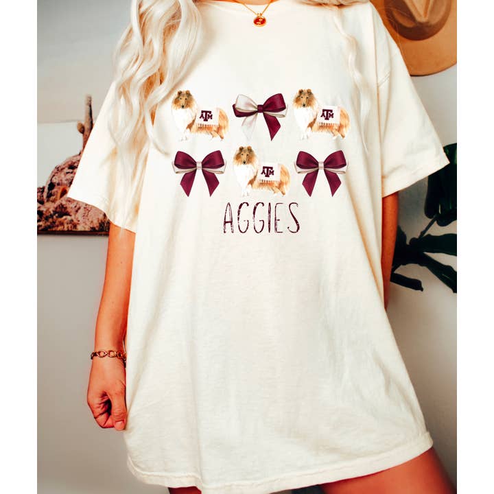 Texas A&M Aggies Football Graphic Tee for wholesale by Gia Gifts Boutique
