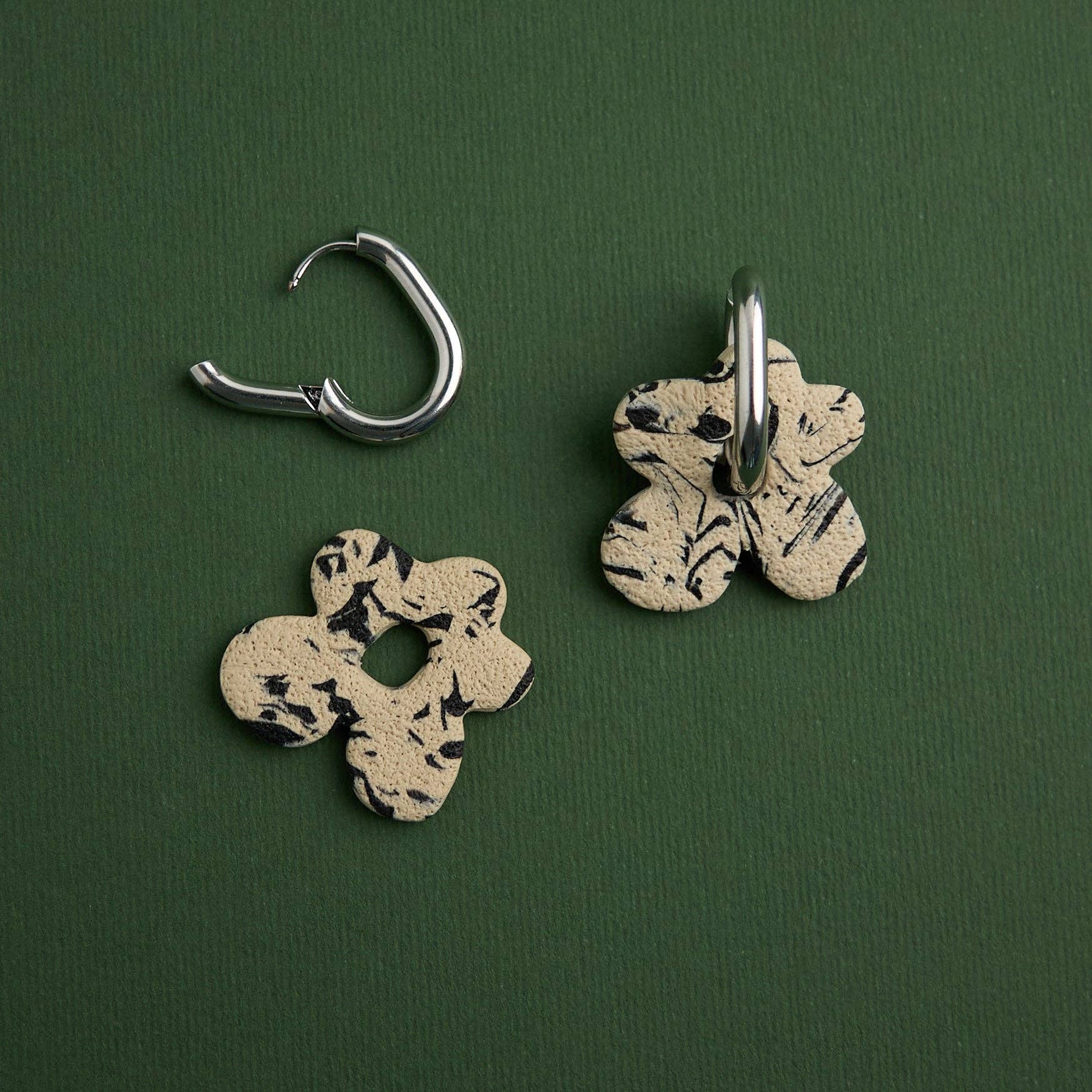 LYHO - Wholesale Hoop Earrings - Golnar Earrings | Handmade clay jewelry | LYHO17