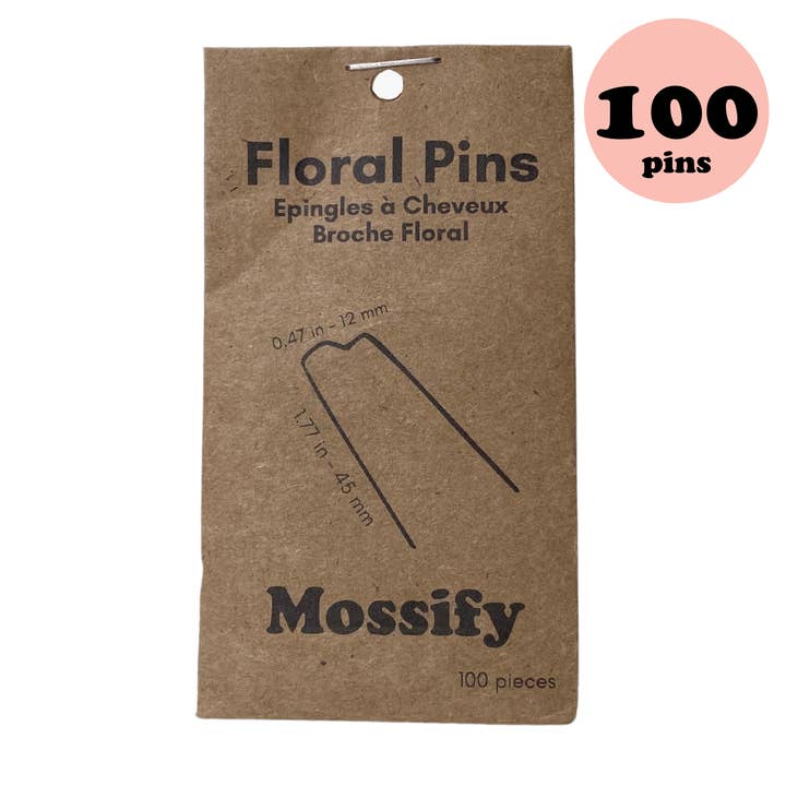 Mossify - Wholesale Garden Tool - Floral Pins â Greening Pins for Attaching Moss to Plant Pole3