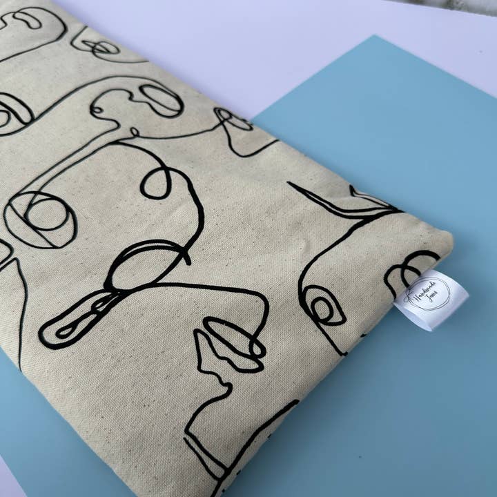 Handmade Jems – Almofada de aquecimento por atacado – Faces Print Lupin Heat Pack