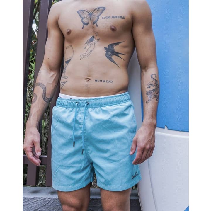 Sky Blue Swim Shorts and other Purchase Wholesale akril. Free Returns & Net 60 Terms on Faire trending on Faire.