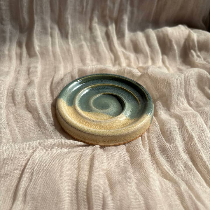 Charlotte Manser Ceramics - Wholesale Bath soap dish - Mountains Mini Soap Dish2