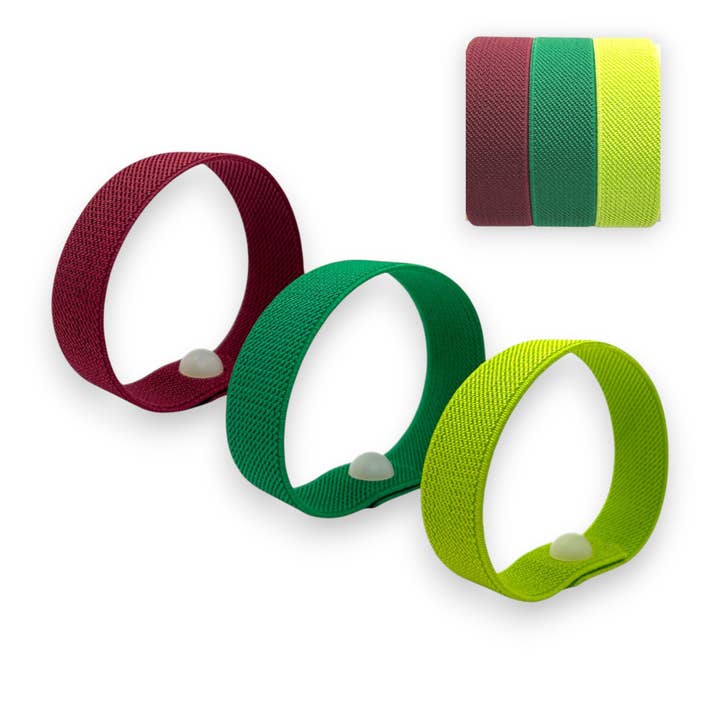 Anxiety Rubber Band Snap Bracelet – Calming Habit and Behavior Aid – 1-3 Pack for wholesale by AcuBracelet