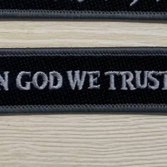 Texas Transfers - Wholesale Patch - In God We Trust Iron-On PATCH