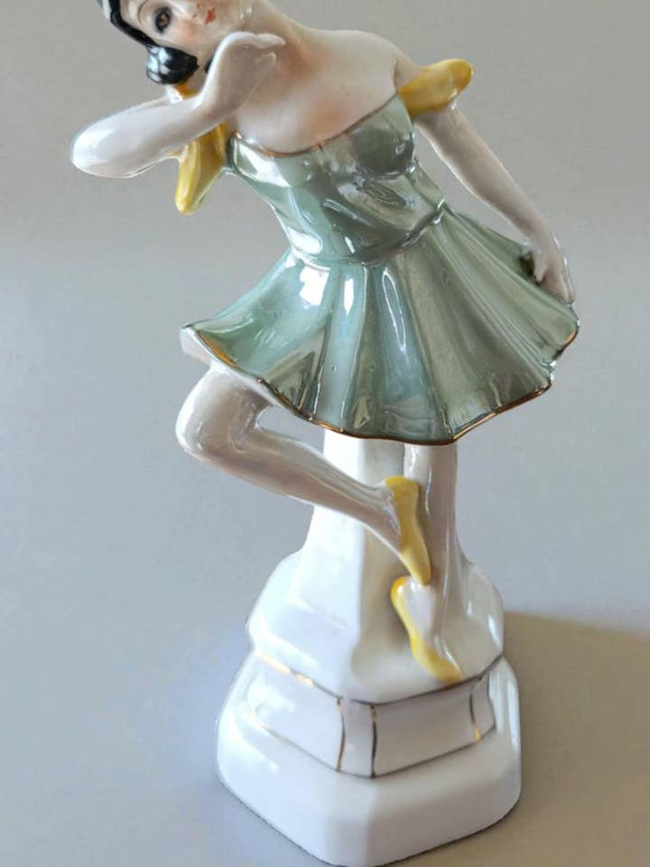 Estatueta de Bailarina Art Déco – Porcelana por atacado de Art Déco Style