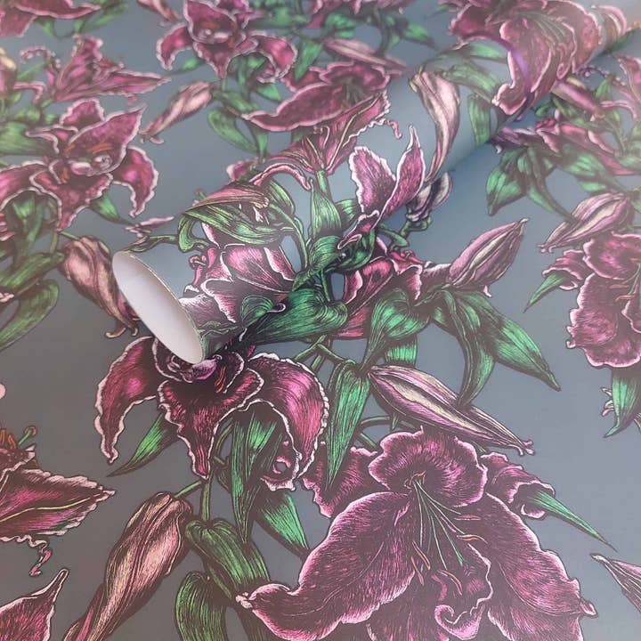 Rachel Meehan, pictures and words... - Venta al por mayor Sobre de papel de regalo - Papel para envolver regalos con lirios orientales