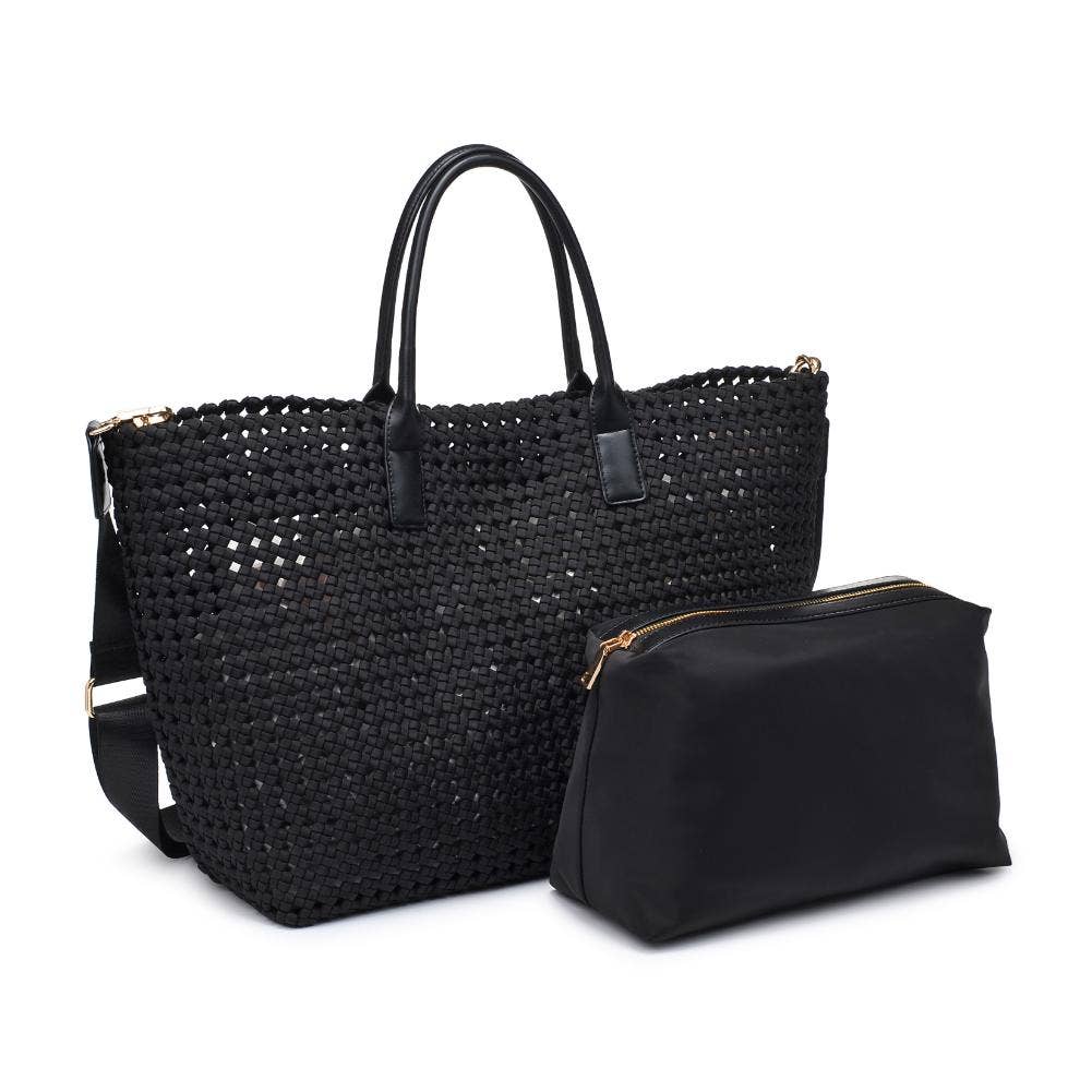Sol and Selene - Vendita all'ingrosso Borsa tote - Donna - Borsa Grande Intrecciata a Mano Solstice6