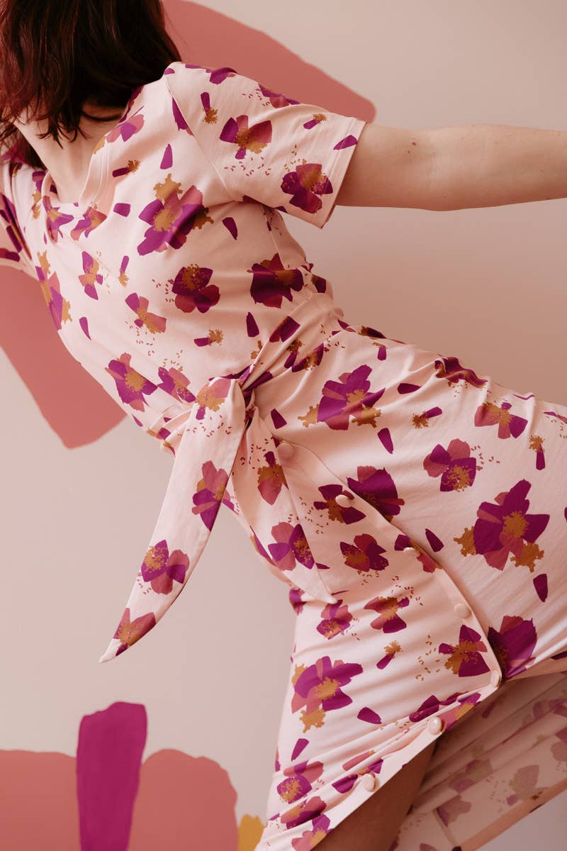 Eglantine et Zoé - Wholesale Fabric - Anémona Nude Cotton Jersey Fabric14