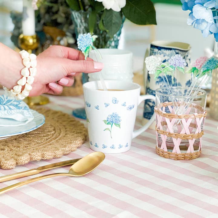 Simply Jessica Marie - Wholesale Drink Stirrer - Hydrangea Watercolor Acrylic Stir Sticks2