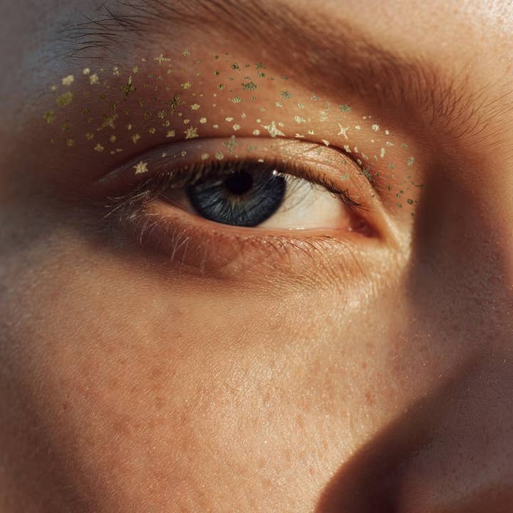 Fazit - Wholesale Eyeshadow - Fazit Makeup Patches - Gold Eye Speckles- Eye Shadow Glitter3