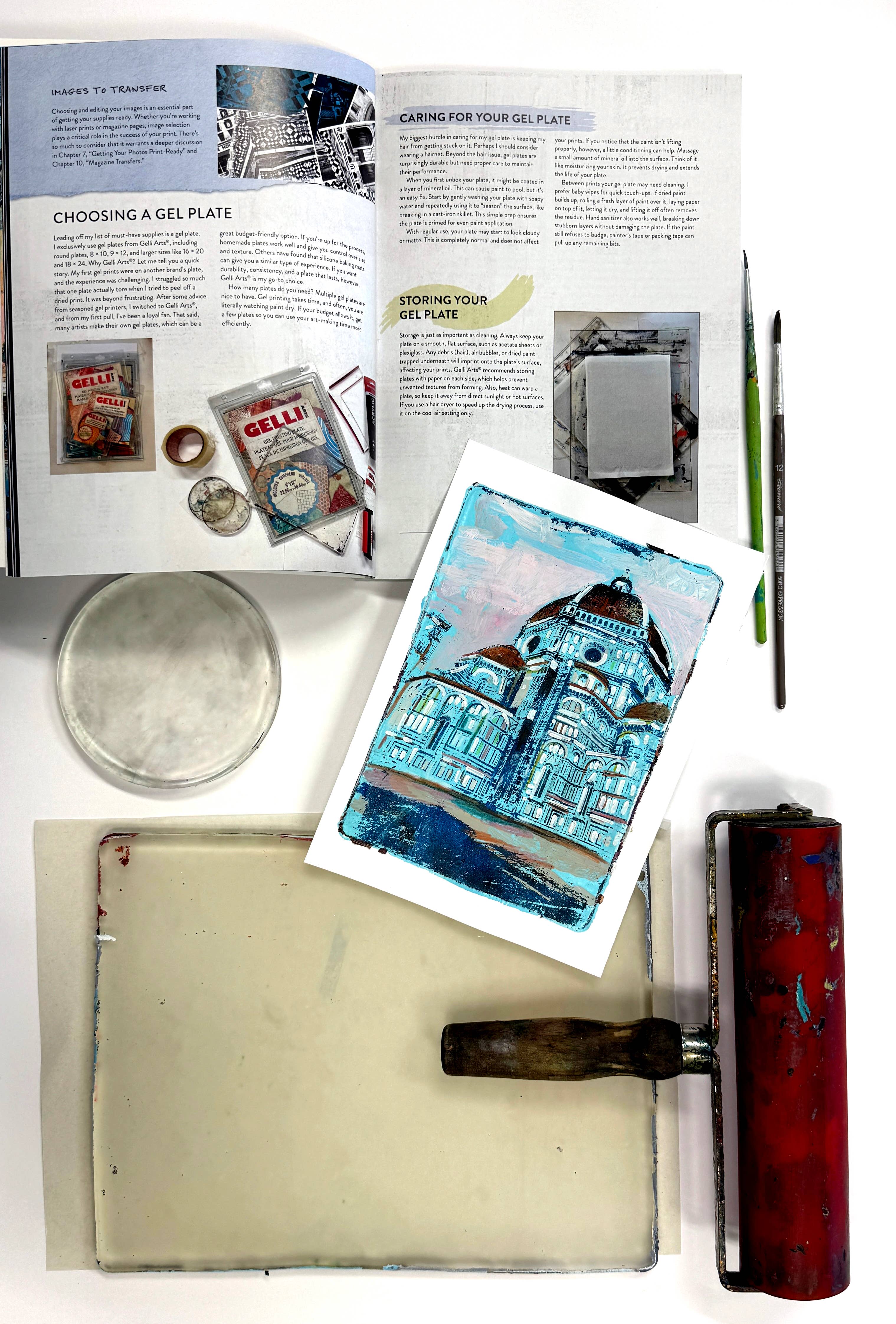 Rocky Nook - Wholesale Arts & Entertainment Book - The Gelli Arts Printmaker's Handbook6