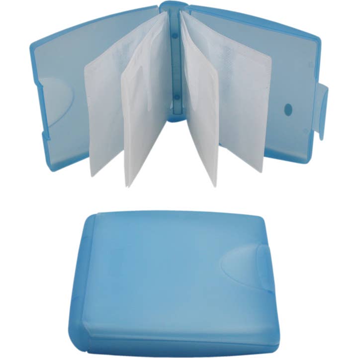 CD Jewel Box - 24mm - 12-Disc Blue With Snap Closure for wholesale by Square Deal Recordings & Supplies