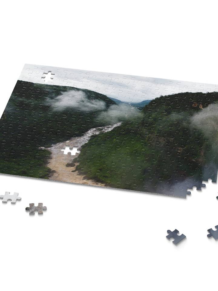 Potaro River, Guyana 252 Piece Puzzle (120, 252, 500-Piece) for wholesale by Guyanese Swag