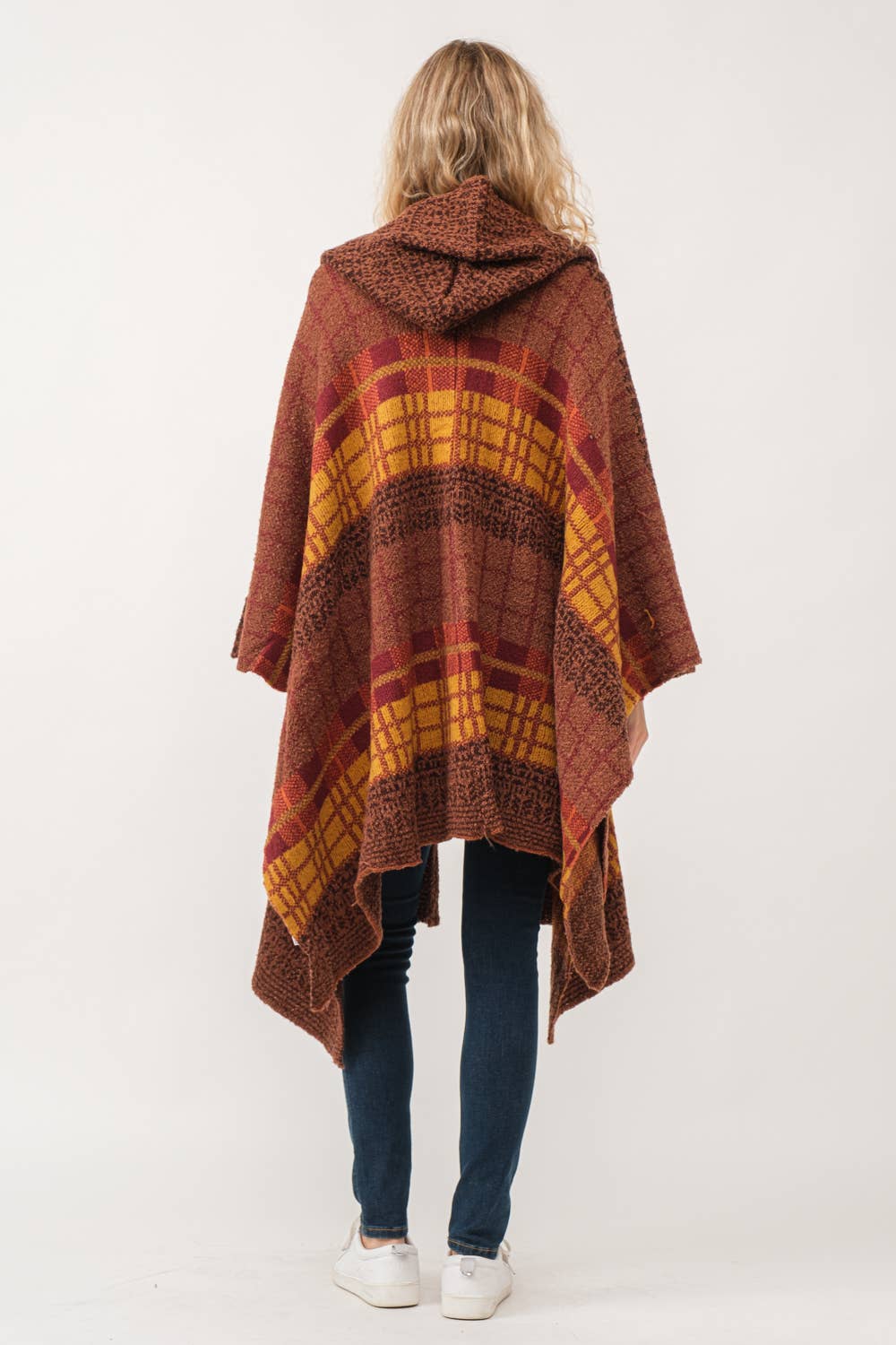 Raj Trading & Imports (USA) Inc. – wholesale Poncho – Women's – Hailey Hooded Ruana3